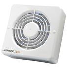 Manrose MG100H 100mm (4) Axial Bathroom Extractor Fan with Humidistat & Timer White 240V (338GY)