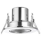 LAP Cosmoseco Tilt Fire Rated LED Downlight Chrome 5.8W 450lm (340PP)