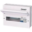 Chint NX3 Series 14-Module 10-Way Part-Populated High Integrity Main Switch Consumer Unit with SPD (