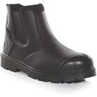 Regatta Waterproof S3 Safety Dealer Boots Black Size 9 (361JW)