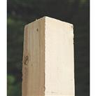Forest Natural Timber Rough-Sawn Fence Posts 75mm x 75mm x 2.4m 5 Pack (36785)