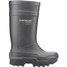 Dunlop Purofort Thermo+ Safety Wellies Green Size 9 (370JX)