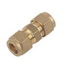 Flomasta Brass Compression Equal Coupler 10mm (37293)