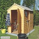 Shire 4' x 6' (Nominal) Apex Shiplap T&G Timber Shed (37649)