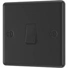 LAP 20A 1-Gang 2-Pole Water Heater Switch Matt Black with LED with Black Inserts (377PN)