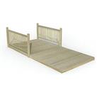 Forest Ultima Decking Kit with 2 x Balustrades (4 Posts) 2.4m x 4.8m (387FL)