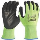 Milwaukee Hi-Vis Cut Level 2/B Gloves Fluorescent Yellow Large (389GC)