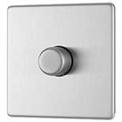 LAP 1-Gang 2-Way LED Dimmer Switch Brushed Stainless Steel (390KJ)