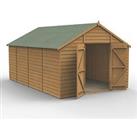 Forest 10' x 14' 6" (Nominal) Apex Shiplap T&G Timber Shed (394FL)
