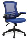 Nautilus Designs Luna Medium Back Task/Operator Chair Blue (395PK)