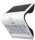Luceco LEXS30W30-01 Outdoor LED Solar-Powered Wall Light With PIR Sensor White 220lm (403HG)