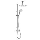 Mira Activate Gravity-Pumped Ceiling-Fed Dual Outlet Chrome Thermostatic Digital Mixer Shower (410KJ