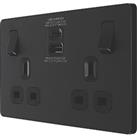 British General Evolve 13A 2-Gang SP Switched Socket + 3A 30W 2-Outlet Type A & C USB Charger Ma