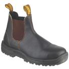 Blundstone 062 Safety Dealer Boots Brown Size 10 (4195G)