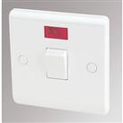 LAP 20A 1-Gang DP Control Switch White with Neon (43131)