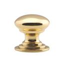 Carlisle Brass Victorian Cupboard Knob Polished Brass 25mm (4319P)