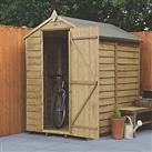 Forest 4' x 6' (Nominal) Apex Overlap Timber Shed with Base (436JR)