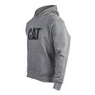 CAT Trademark Hooded Sweatshirt Heather Grey XXXX Large 58-60" Chest (451VF)