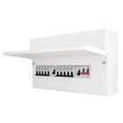 British General Fortress 16-Module 10-Way Populated High Integrity Dual RCD Consumer Unit (466PX)
