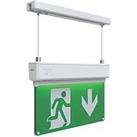 4lite Maintained Emergency LED Suspended Exit Sign with Up, Down, Left & Right Arrow 2W 173lm 2 
