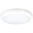 Luceco Sierra Indoor & Outdoor Round LED Bulkhead With Microwave Sensor White 24W 2000lm (479HH)