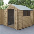 Forest 7' x 7' (Nominal) Apex Overlap Timber Shed with Base (480JR)