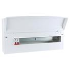 MK Sentry 21-Module 19-Way Part-Populated Main Switch Consumer Unit (491KP)