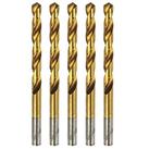 Erbauer Straight Shank Metal Drill Bits 8.5mm x 117mm 5 Pack (50011)