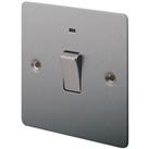 LAP 20A 1-Gang DP Control Switch Brushed Stainless Steel with Neon (50675)