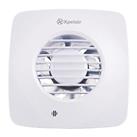 Xpelair DX100PS 100mm (4") Axial Bathroom Extractor Fan White 220-240V (5089H)