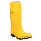 Dunlop Purofort Professional Safety Wellies Yellow Size 5 (509JX)