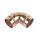 Flomasta Brass Solder Ring Equal 90 Elbows 28mm 2 Pack (51285)