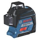 Bosch GLL 3-80 Red Self-Levelling Multi-Line Laser Level (5208X)