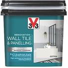 V33 Renovation Wall Tile & Panelling Paint Satin Cotton 750ml (524FW)