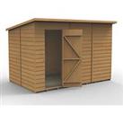 Forest 6' x 9' 6" (Nominal) Pent Shiplap T&G Timber Shed with Base & Assembly (528FL)