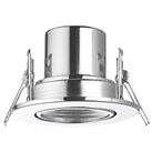 LAP Cosmoseco Tilt Fire Rated LED Downlight Chrome 5.8W 450lm (529PP)
