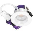 Luceco FType Ultra Regressed Fixed Cylinder Fire Rated LED Downlight Dim to Warm & CCT White 4-6