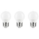 LAP ES Mini Globe LED Light Bulb 250lm 2.2W 3 Pack (531PP)