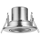 LAP Cosmoseco Tilt Fire Rated LED Downlight Satin Nickel 5.8W 450lm (535PP)
