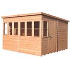 Shire Sunpent 10' x 10' (Nominal) Pent Shiplap Timber Shed (5364X)