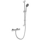 Swirl Slim HP Rear-Fed Exposed Chrome Thermostatic Mixer Shower (536PG)
