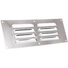 Map Vent Fixed Louvre Vent Chrome Stainless Steel 229mm x 76mm (540HY)