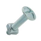 Easyfix Bright Zinc-Plated Roofing Bolts M6 x 40mm 10 Pack (5690J)