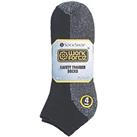 SockShop Heavy Duty Safety Trainer Socks Black Size 6-11 4 Pairs (580JJ)