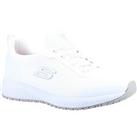 Skechers Squad SR Metal Free Womens Non Safety Shoes White Size 4 (585PR)