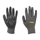 DeWalt DPG66 Nitrile-Coated Poly Gloves Grey Large (60202)