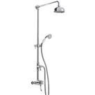 Bristan 1901 Rear-Fed Exposed Chrome Thermostatic Mixer Shower with Diverter (602JE)