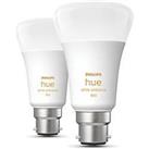 Philips Hue BC A60 LED Smart Light Bulb 8.5W 800lm 2 Pack (604JC)