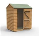 Forest 6' x 4' (Nominal) Reverse Apex Shiplap T&G Timber Shed with Base & Assembly (610FL)