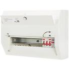 Contactum Defender 1.0 16-Module 12-Way Part-Populated Main Switch Consumer Unit with SPD (615HA)